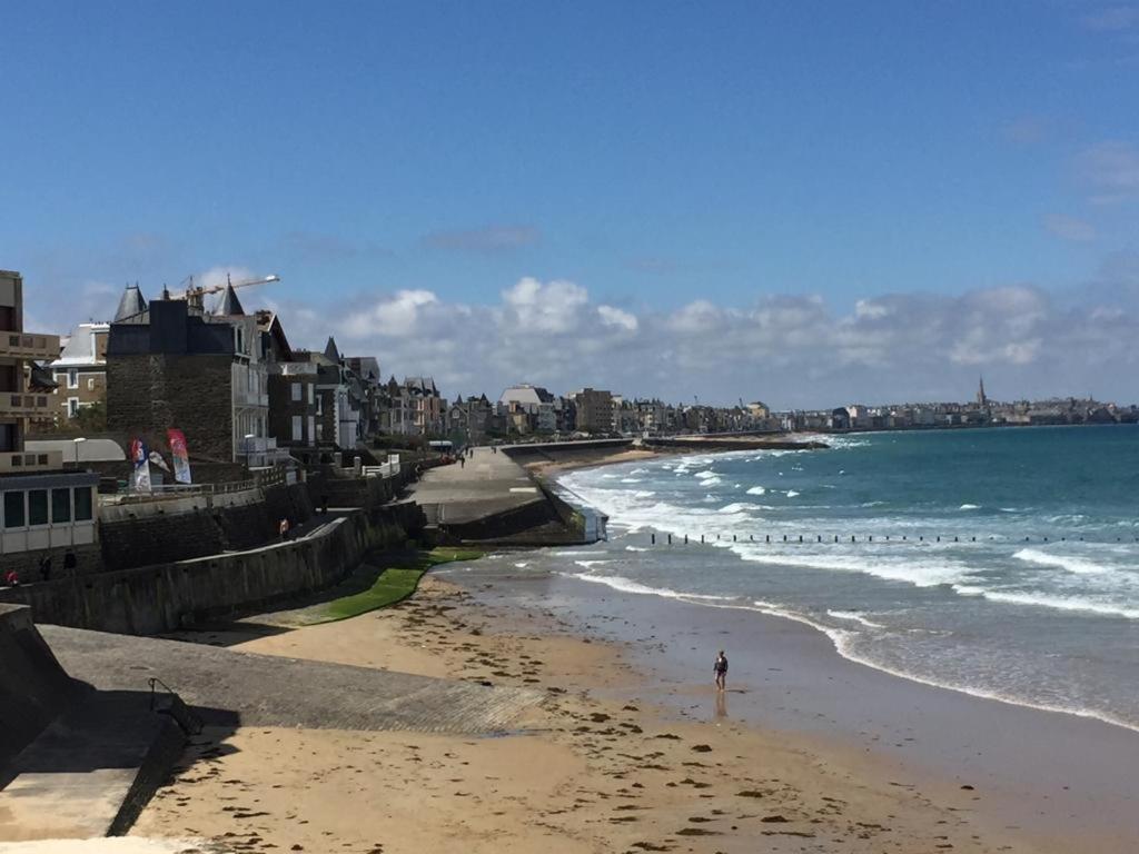 Appartement les pieds dans l'eau - Résidence sur la plage Saint-Malo Exterior foto