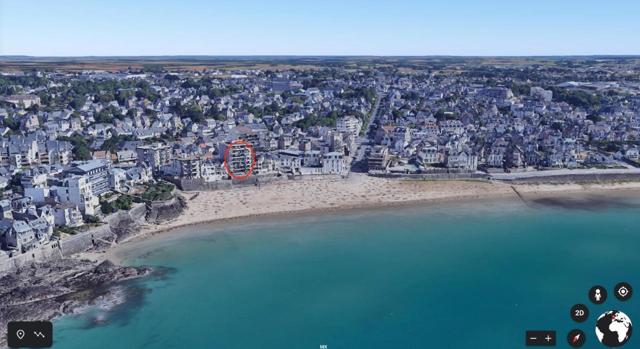 Appartement les pieds dans l'eau - Résidence sur la plage Saint-Malo Exterior foto