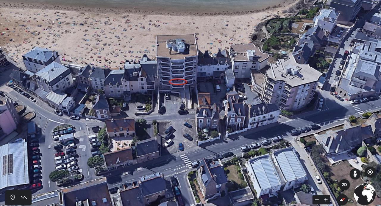 Appartement les pieds dans l'eau - Résidence sur la plage Saint-Malo Exterior foto