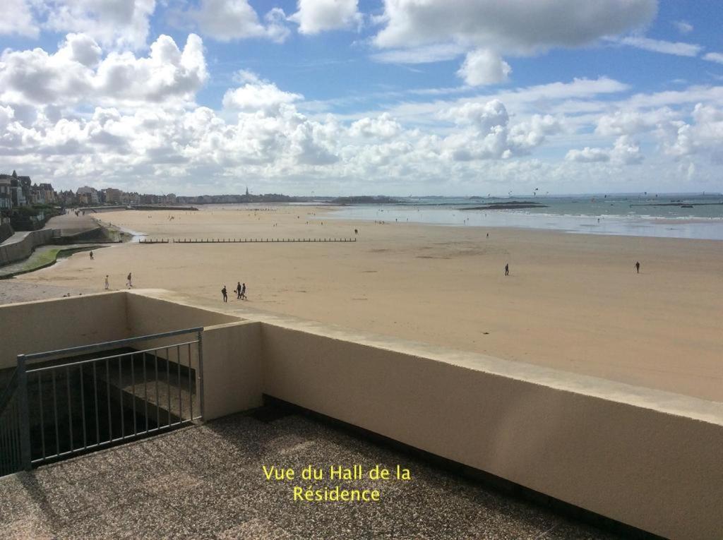Appartement les pieds dans l'eau - Résidence sur la plage Saint-Malo Exterior foto